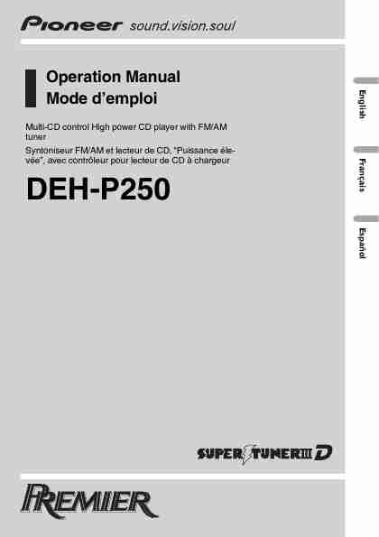 Pioneer CD Player DEH-P250-page_pdf
